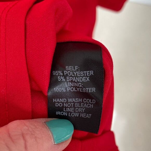 Lulu’s “Lights Down Low” Red Laser Cut-Out Long Sleeve Bodycon Dress - Picture 8 of 9